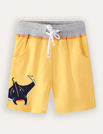Animal Applique Shorts